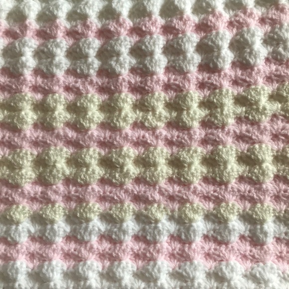 Handmade Crotchet Baby Blanket - Picture 2 of 4